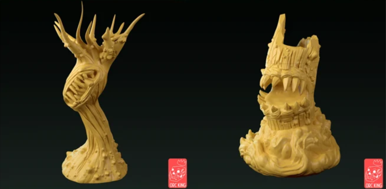 Plague Trees - 3D Printable Terrain (Support-Free)